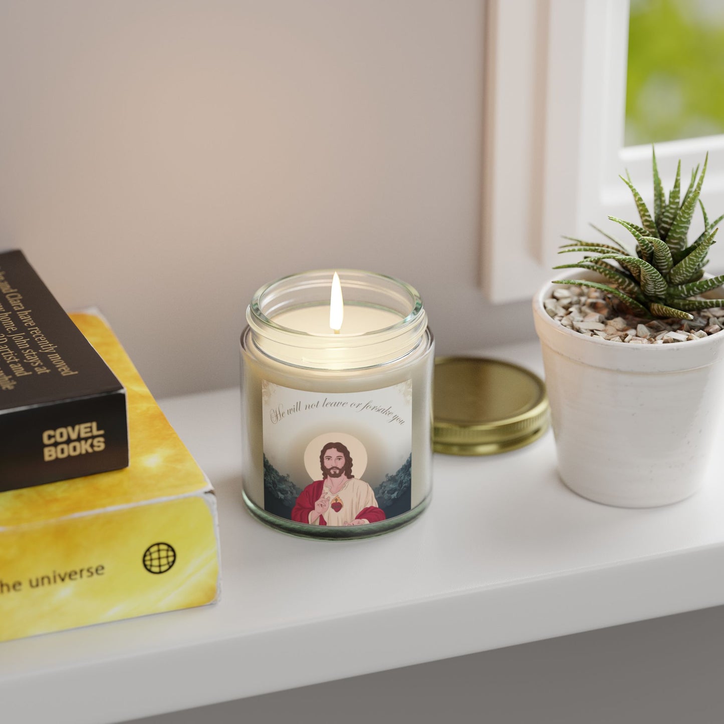 Religious Scented Candle
